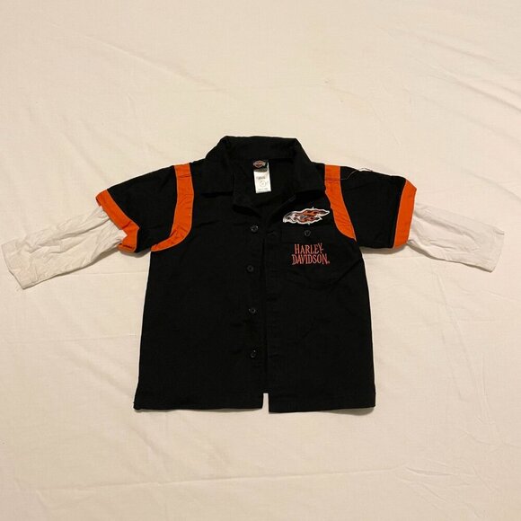 Harley Davidson Toddler 3T Button Up Shirt - Picture 11 of 16